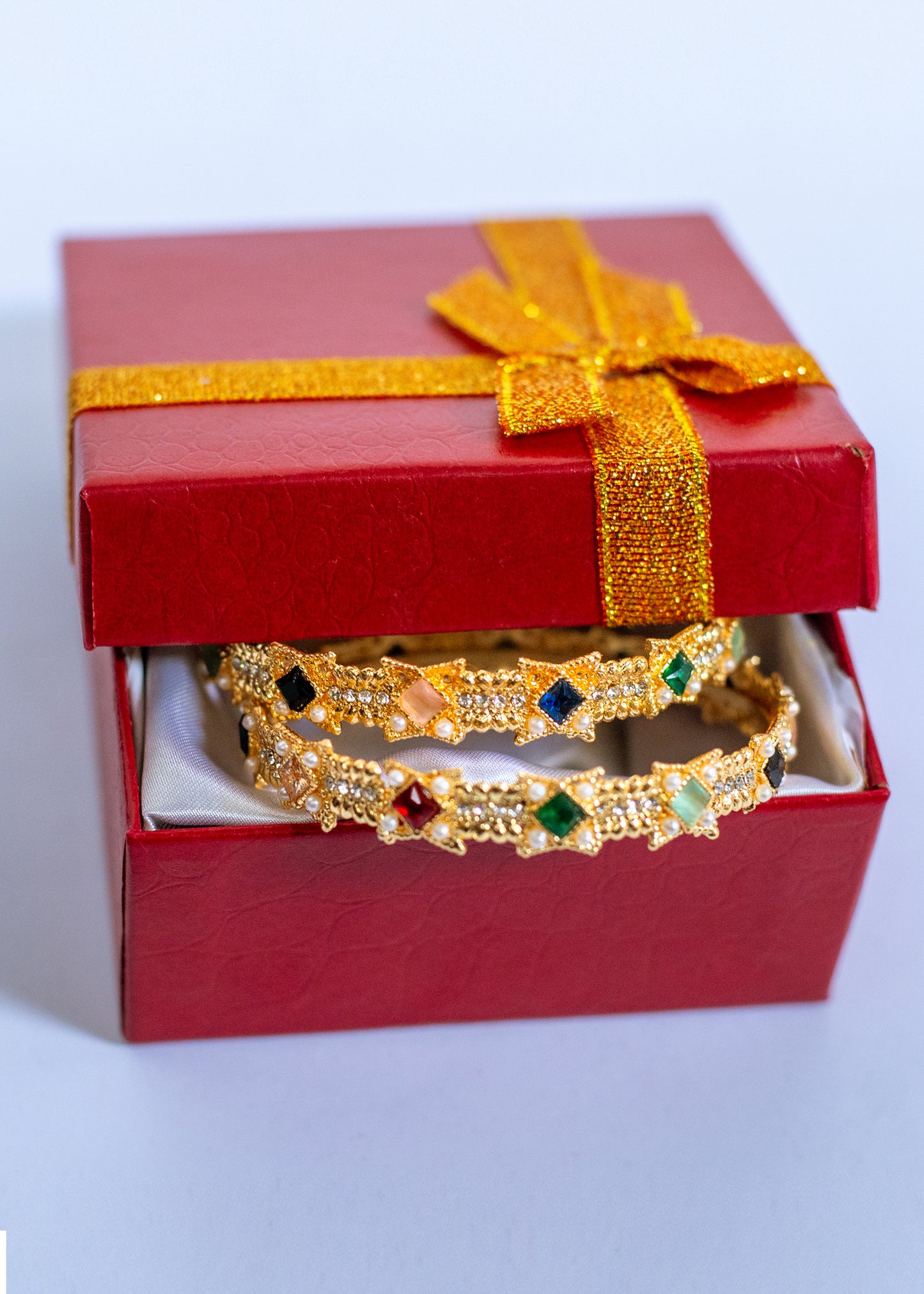 Golden Crystal Bangles (BGC-02-G)