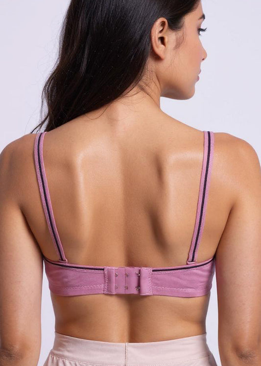 Purple Padded Push Up Bra (BSP-537)