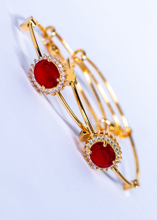 Ruby Charm Bracelet (CK01)