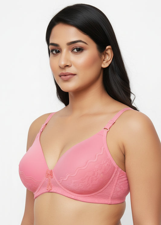 Teen Girls’ Comfort Bra – Dark Pink (MX-205)