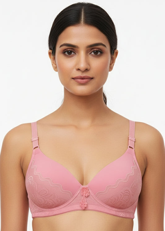 Teen Girls’ Comfort Bra – Light Pink (MX-205)
