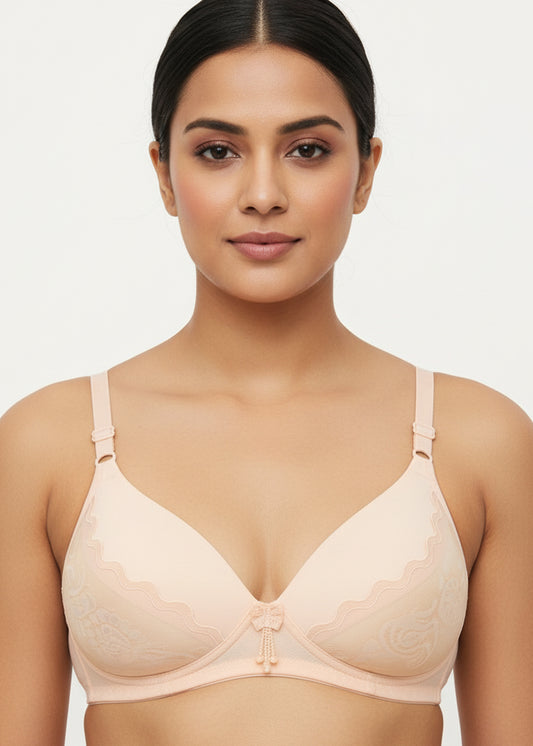 Teen Girls’ Comfort Bra – Beige (MX-205)