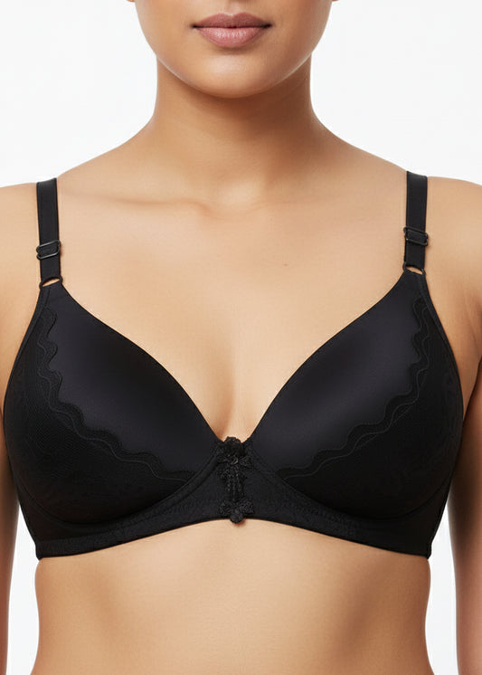 Teen Girls’ Comfort Bra – Black (MX-205)