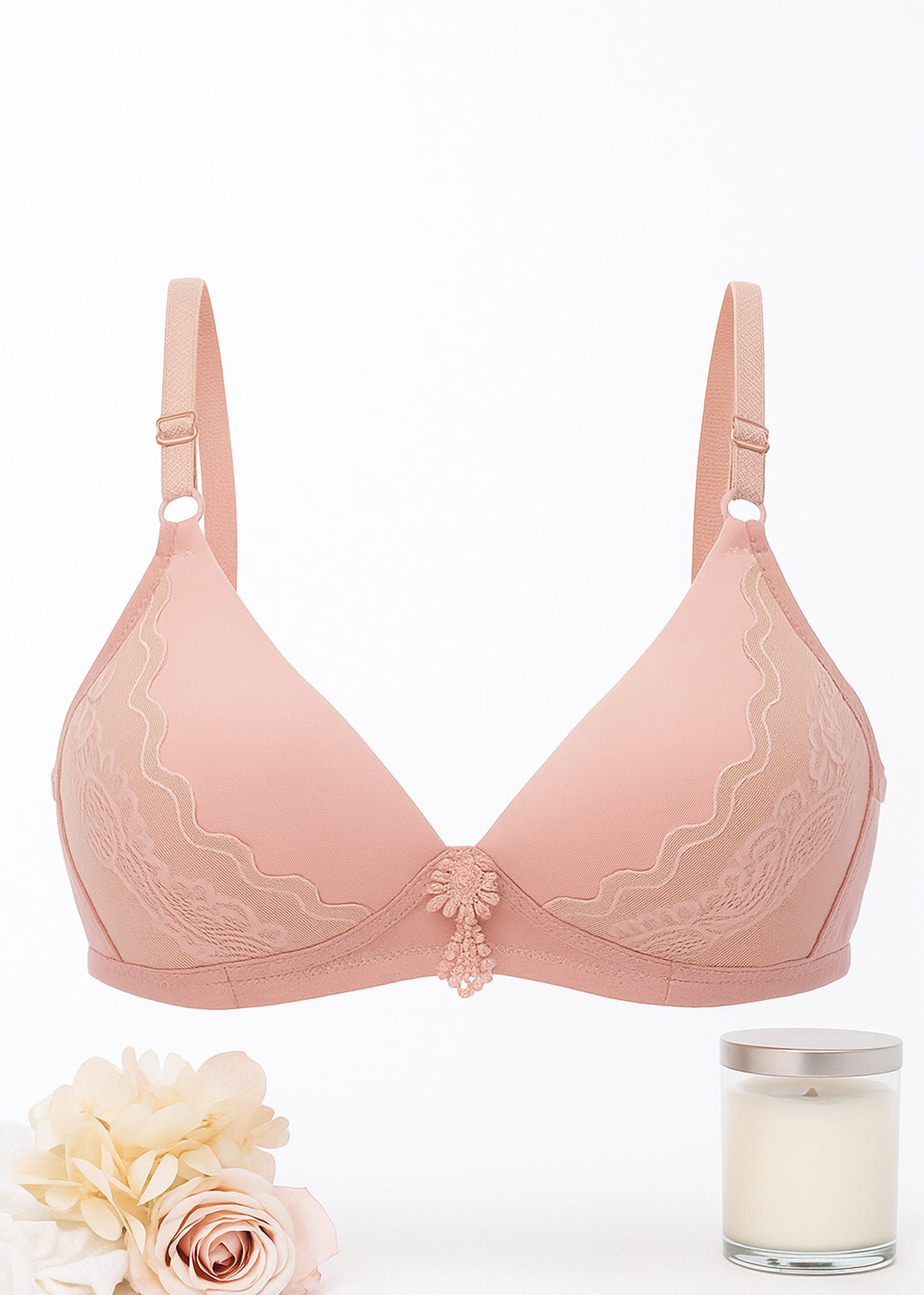 Teen Girls’ Comfort Bra – Soft Pink (MX-205)
