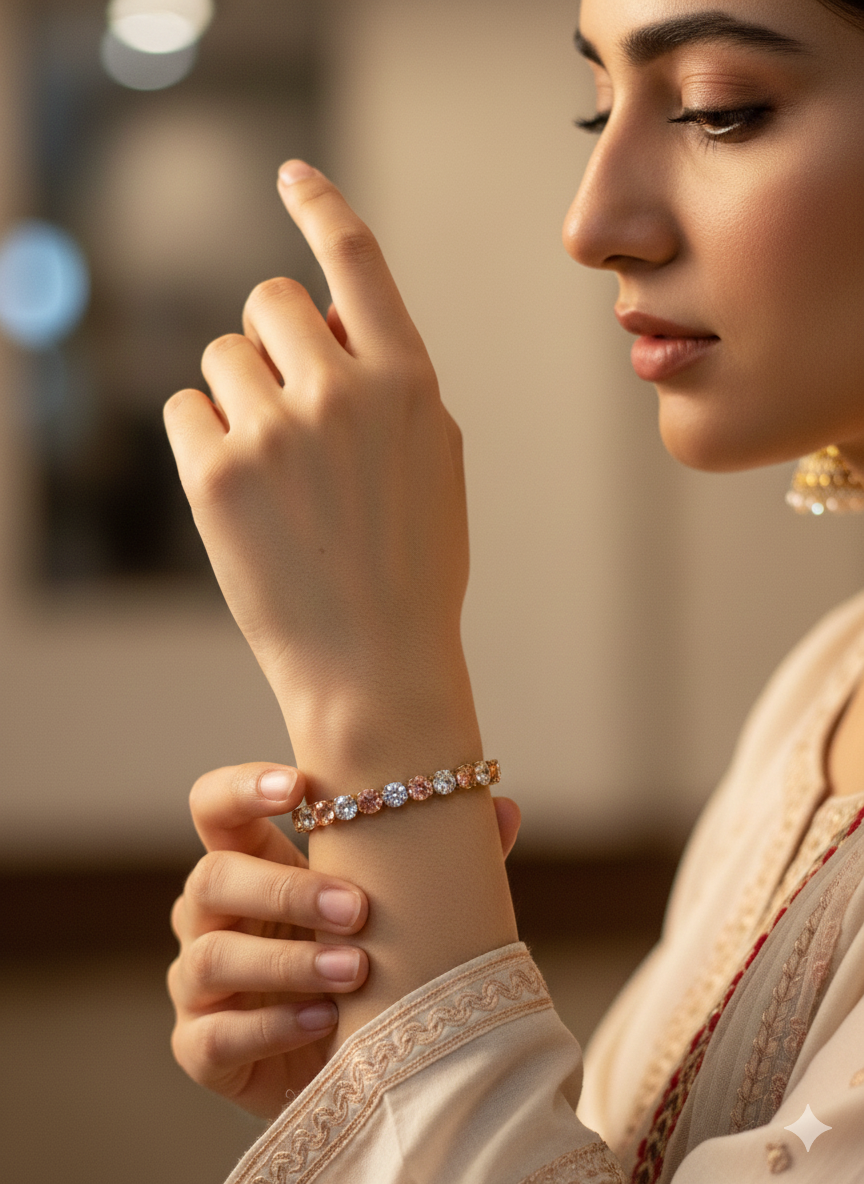 Crystal Classic Bangle Set (CFC-06-CP)