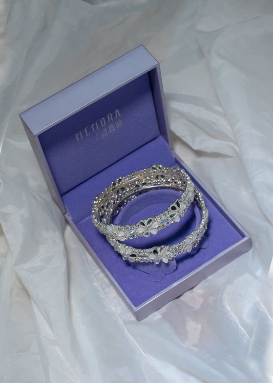 Floral Bangles Set (4 Pieces) (BGC-02-S)