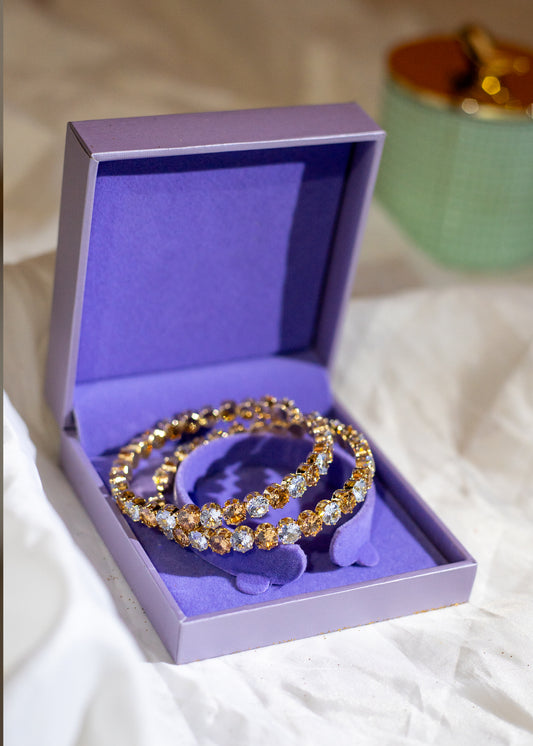 Crystal Classic Bangle Set (CFC-06-CP)