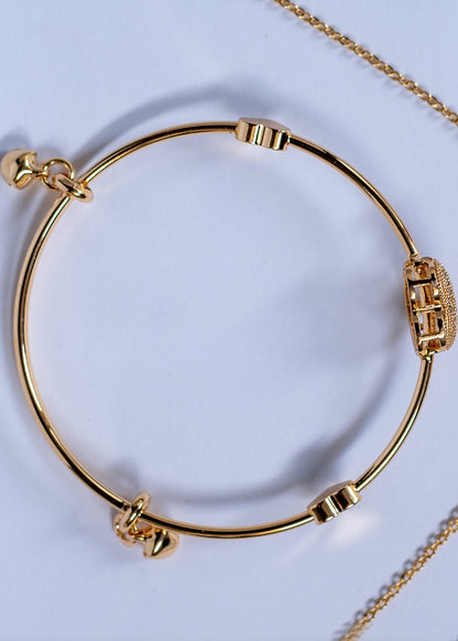 Jewelry Set with Bangle Style Bracelet (CK02)