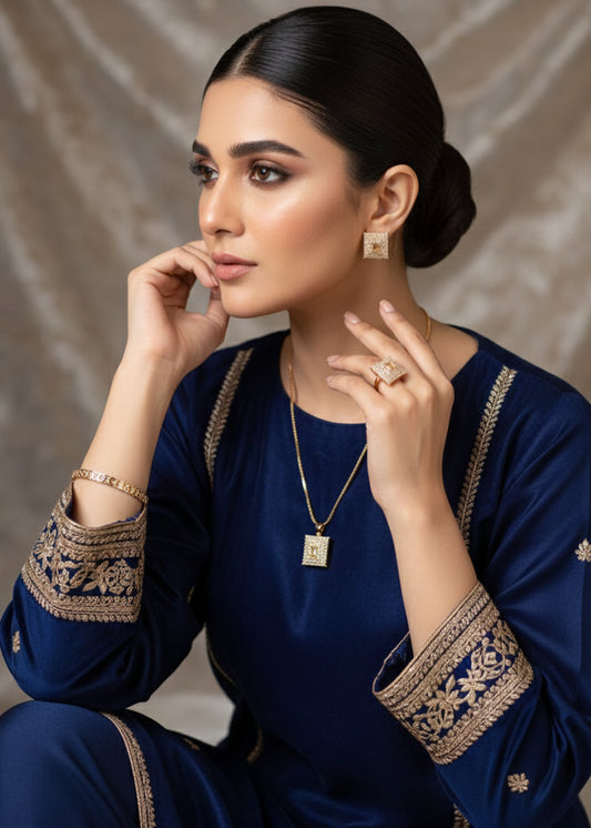 Square Crystal Jewelry Set (CS-08)