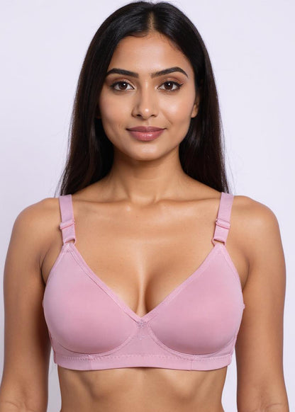 PINK NON-WIRED BRA (MX-204)