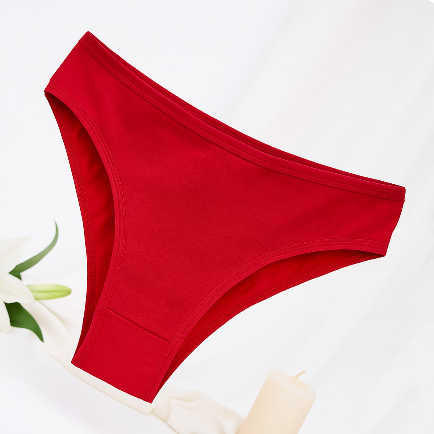 RED PLAIN PANTY