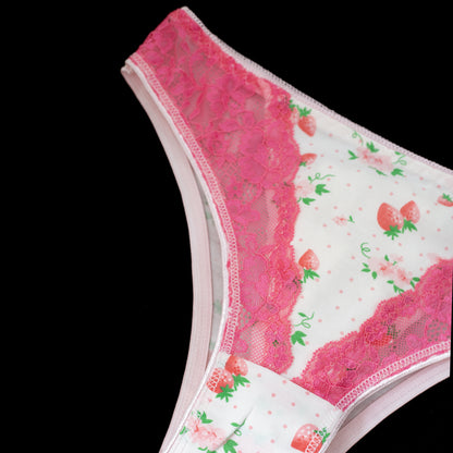 FLORAL PANTY PINK