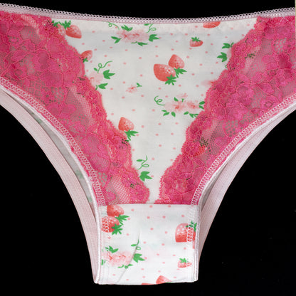 FLORAL PANTY PINK