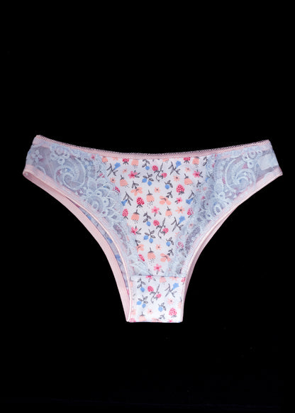 White Panty Floral