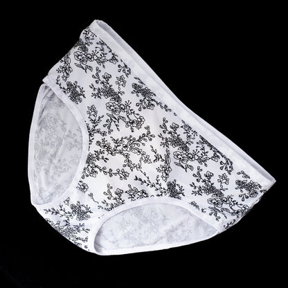 PRINTED PANTY WHITE