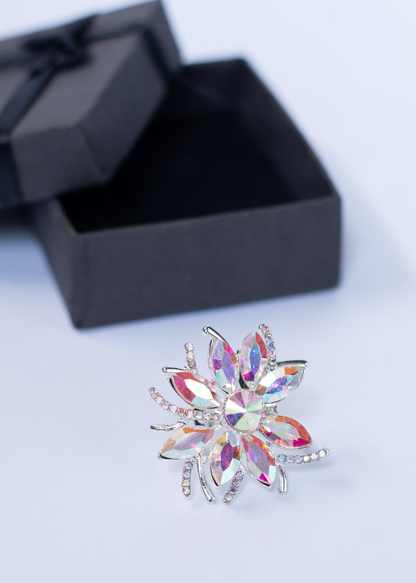 Crystal Flower Ring (R-04)