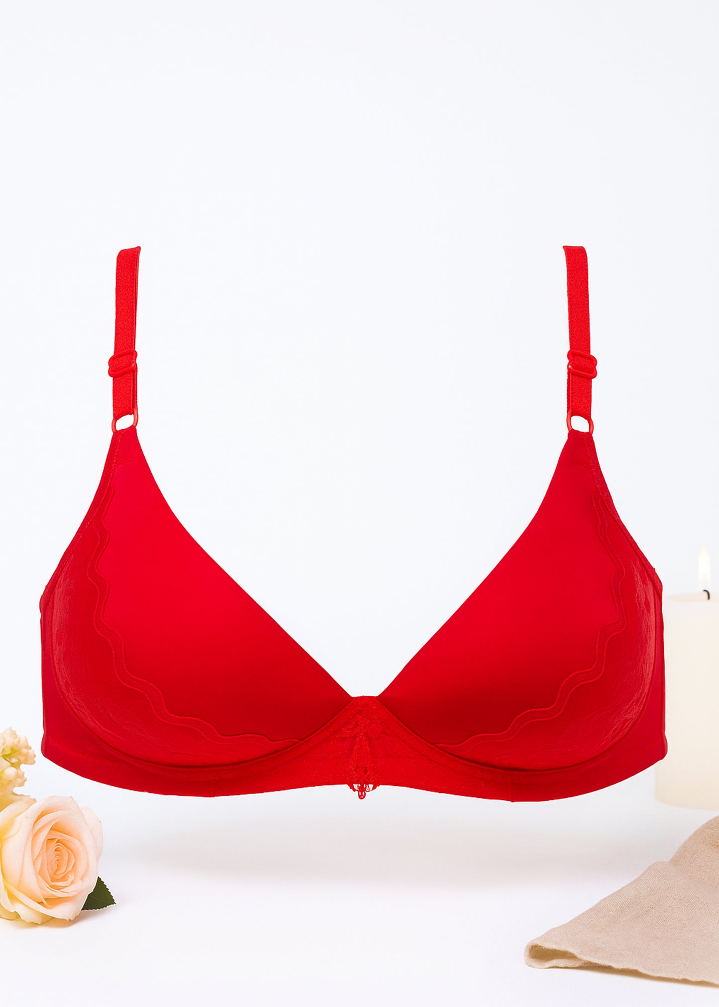 Teen Girls’ Comfort Bra – Red (MX-205)