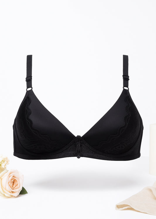 Teen Girls’ Comfort Bra – Black (MX-205)