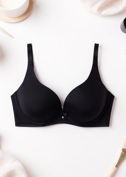 Branded Wired Bra Black (VS-BK)