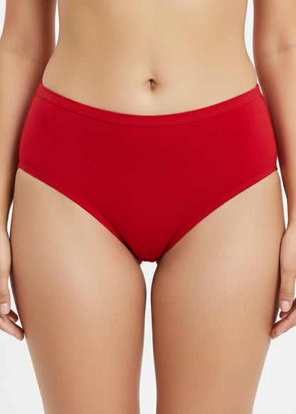 RED PLAIN PANTY (PLN-R)